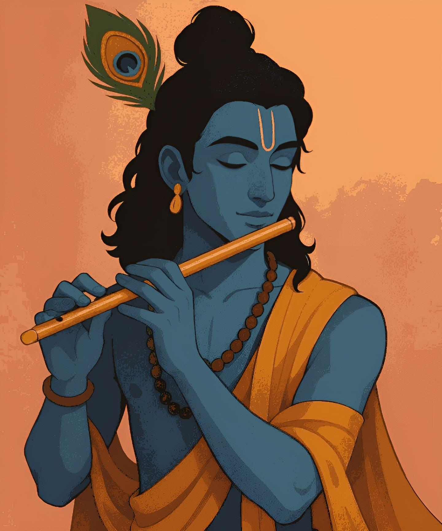 The Flute Player of Vrindavan - KRISHNA