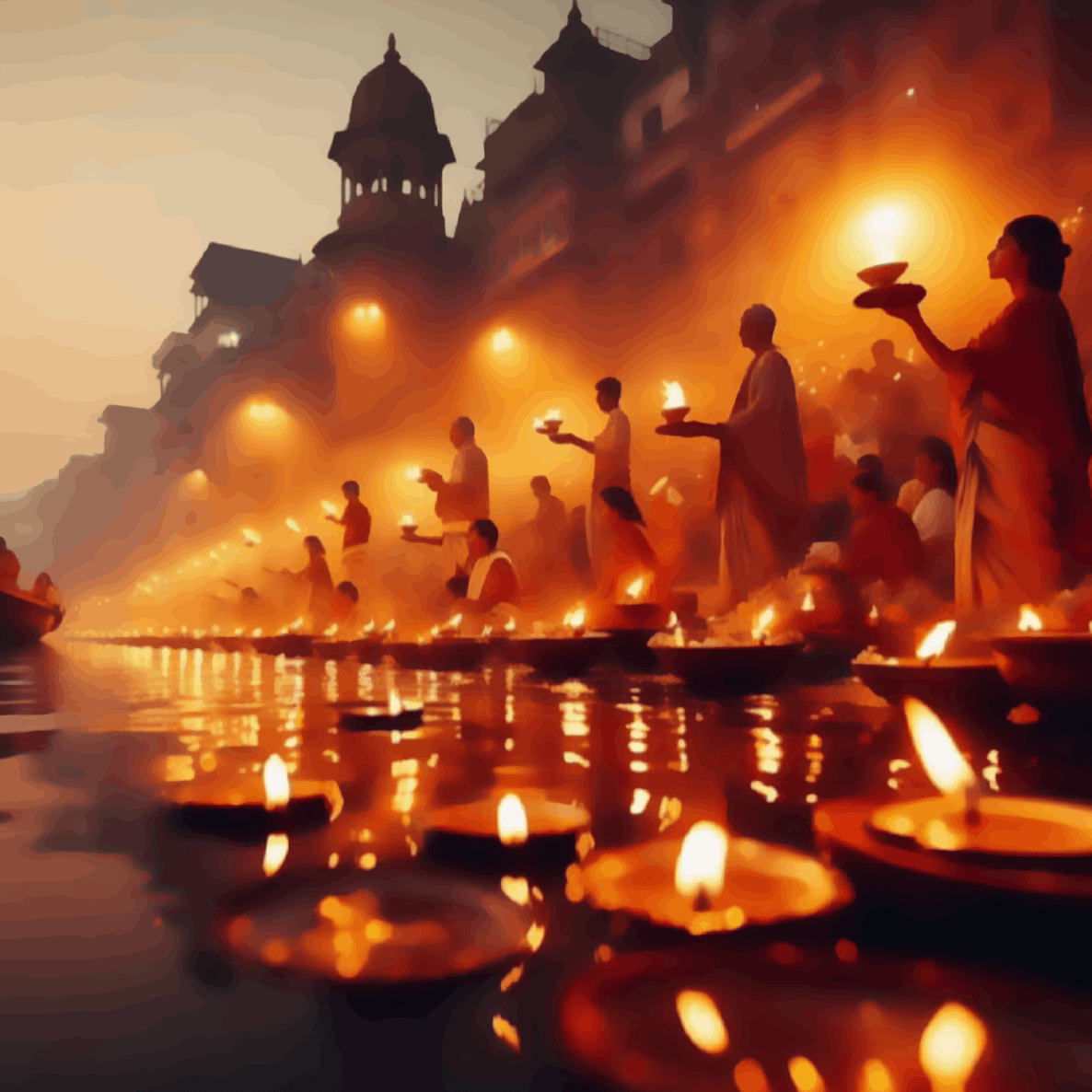 Maha Ganga Aarti- Ghat