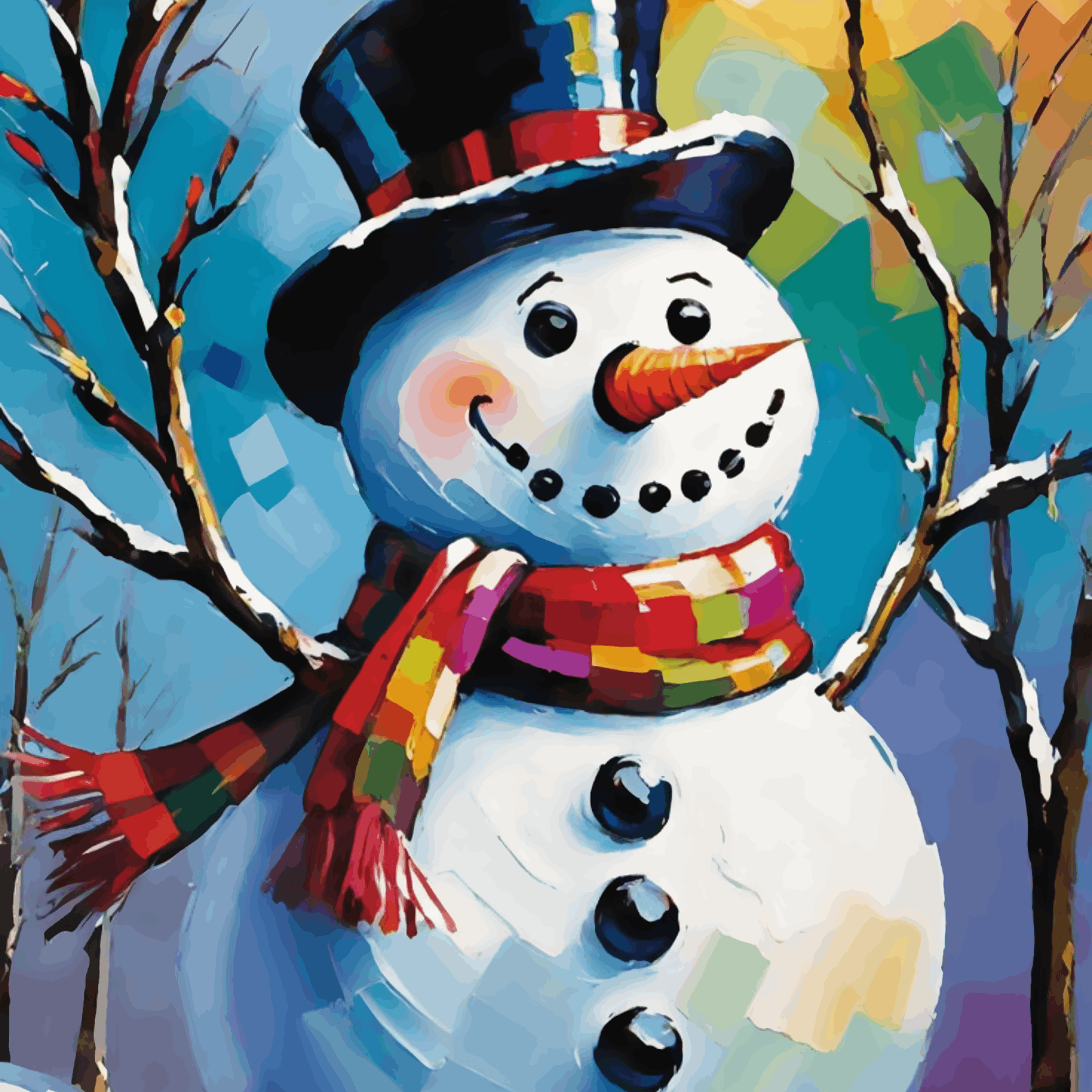 Happy Snowman
