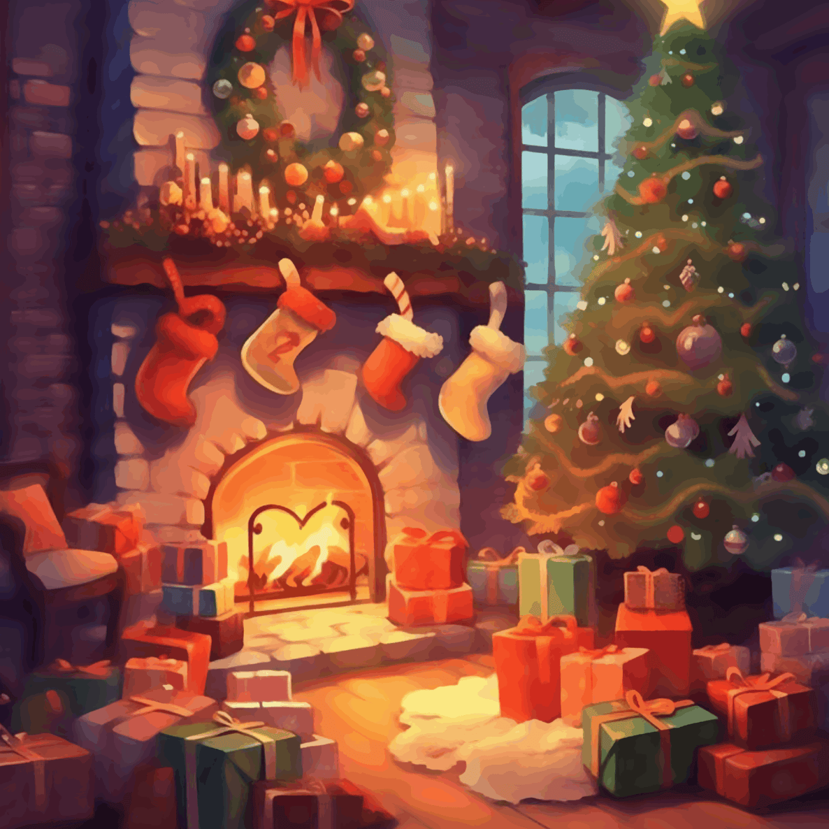 Christmas Cozy Room