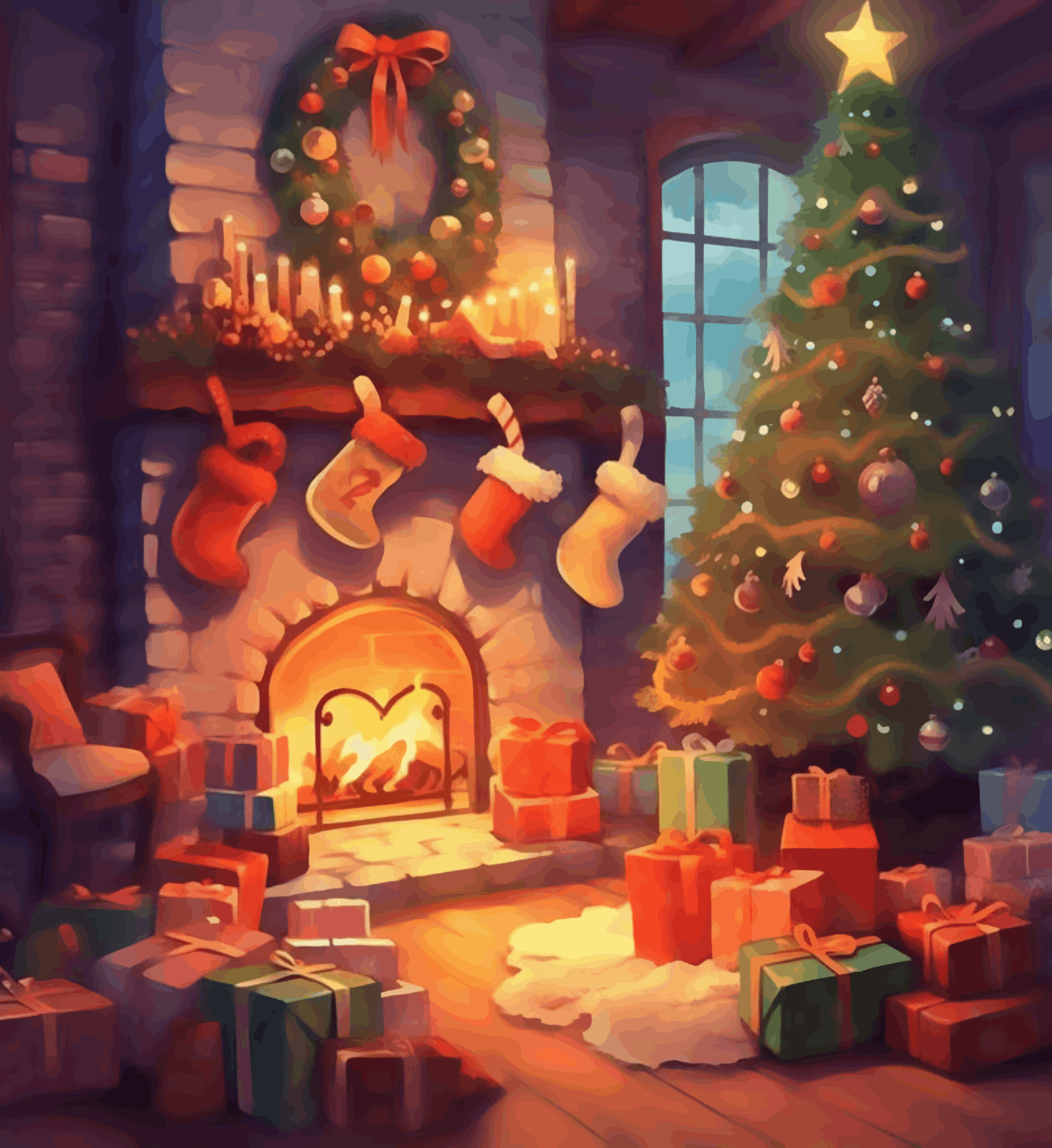 Christmas Cozy Room