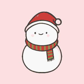 Snowman in Cozy Christmas