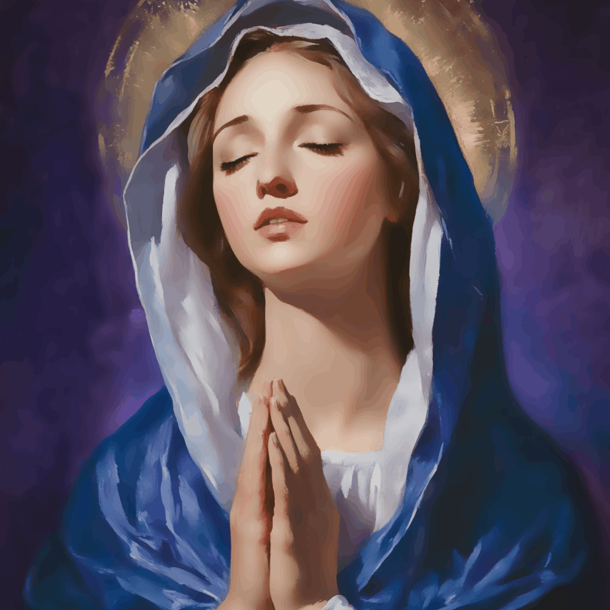 Mother Merry Praying