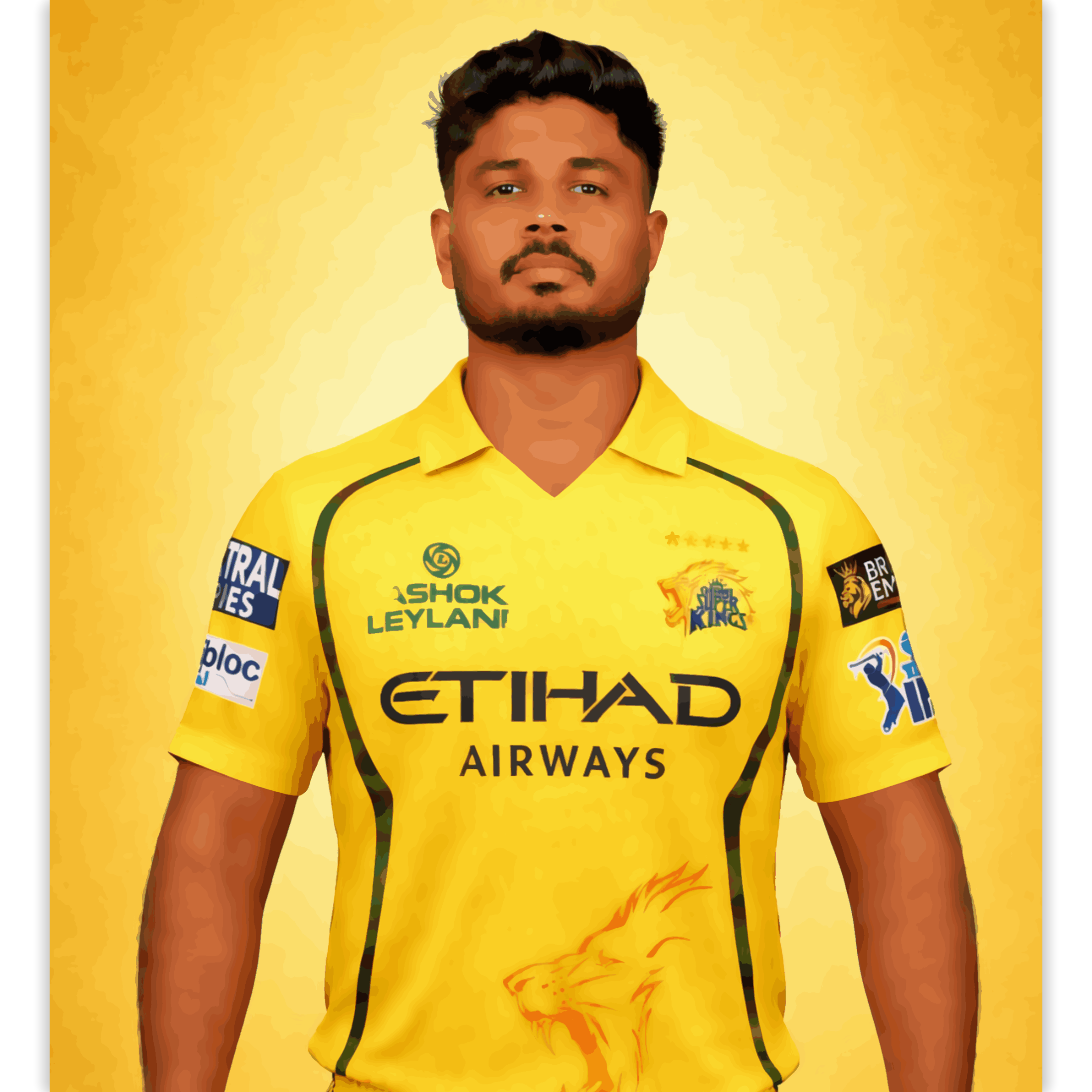 Chetta Sanju's Yellow Vanguard - IPL Edition