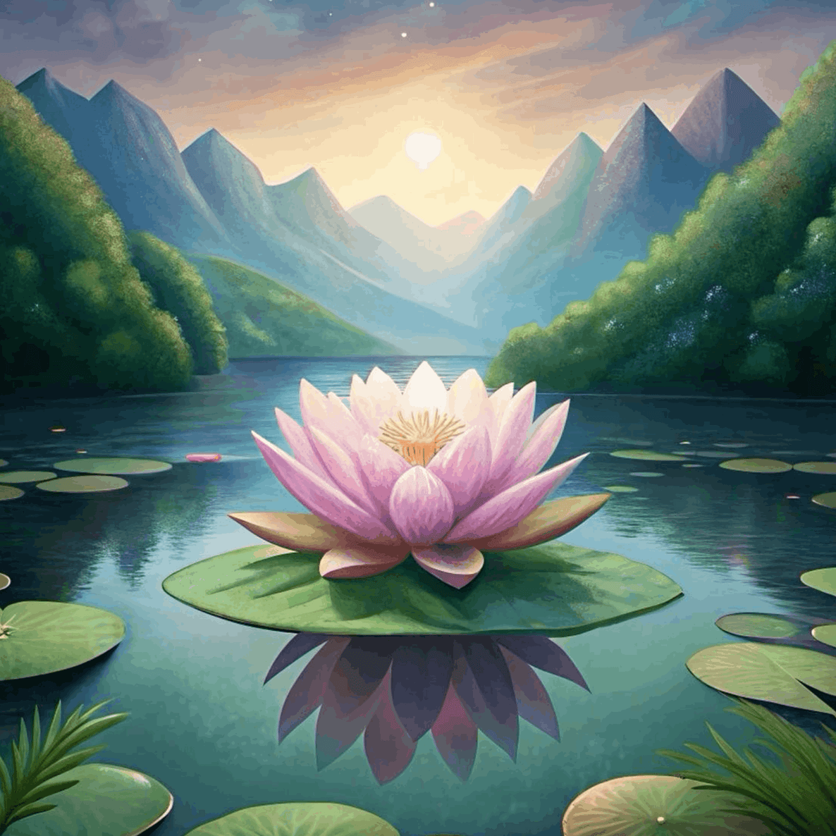 Pink Lotus in the Highlands