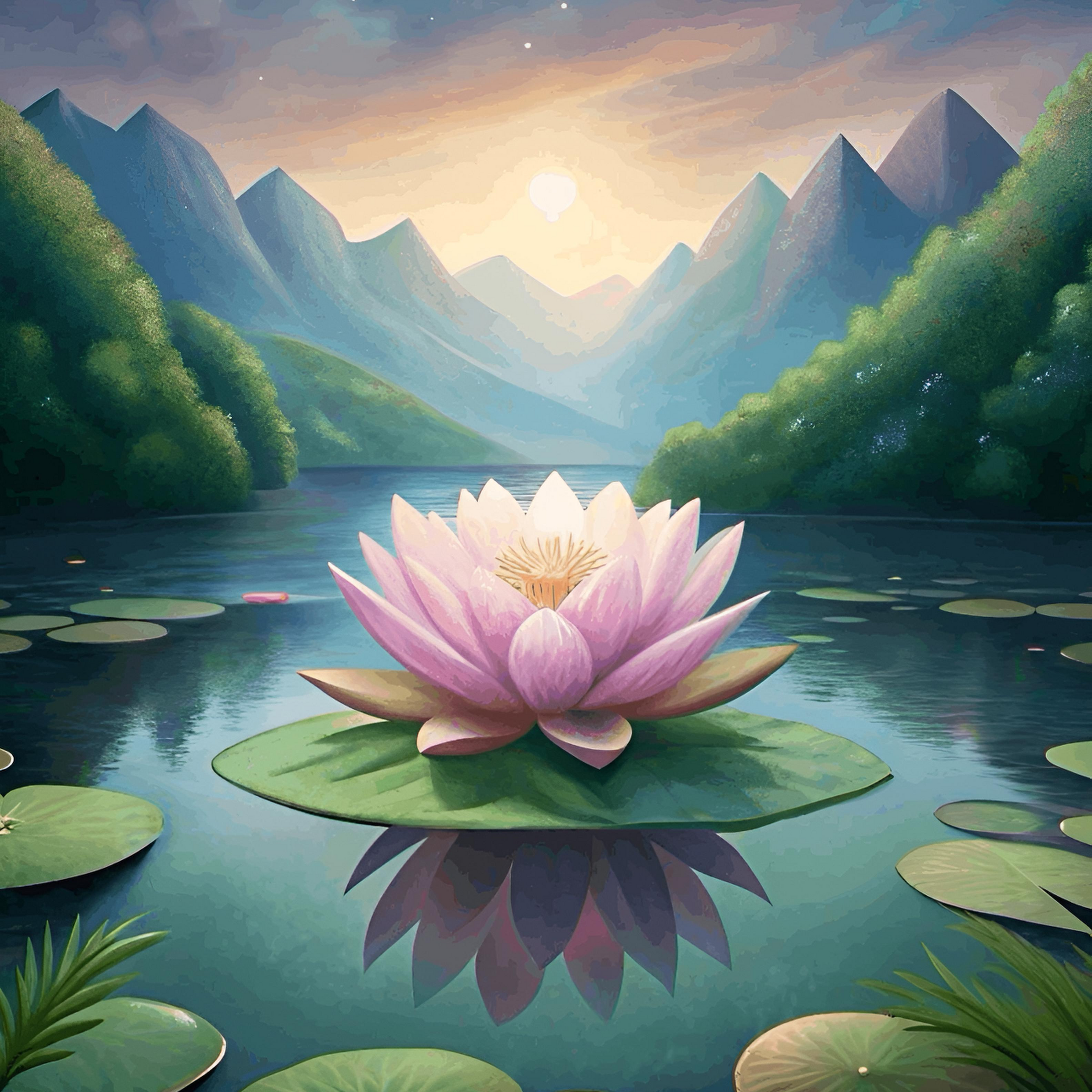 Pink Lotus in the Highlands