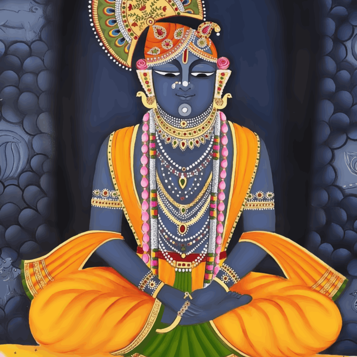 Sitting Shreenathji Bawa