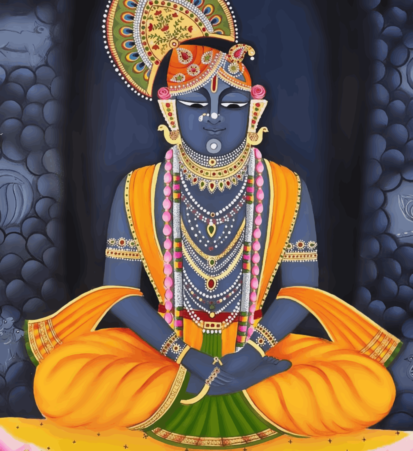 Sitting Shreenathji Bawa