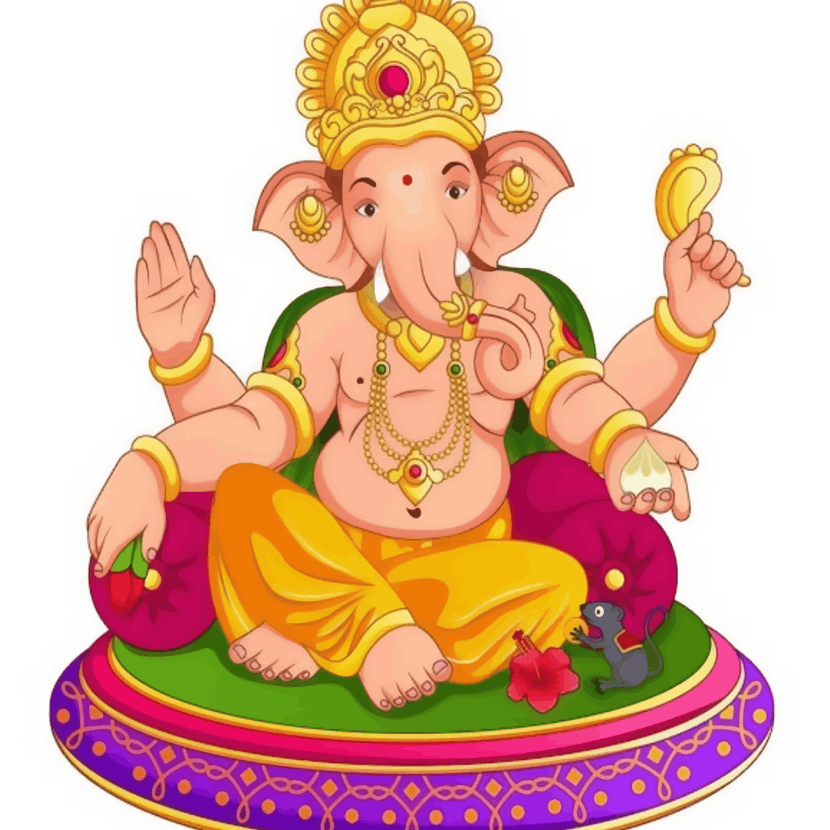 Ganeshji having Modak