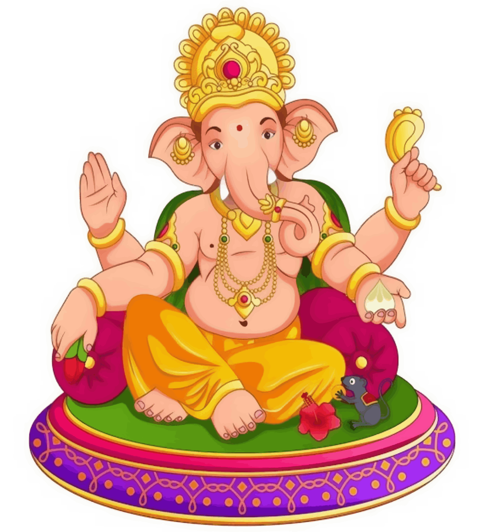 Ganeshji having Modak