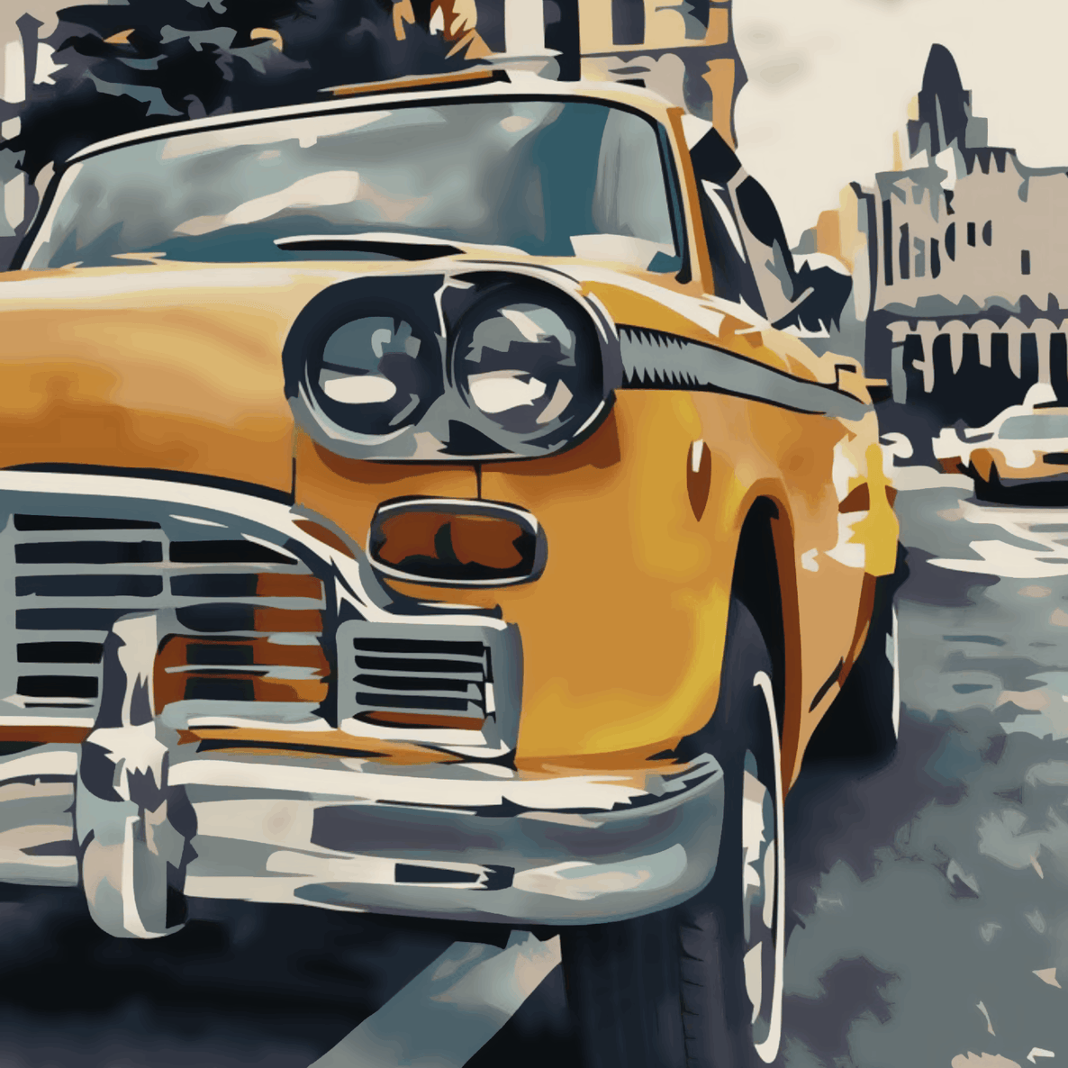 New York Taxi- Cafe Studio