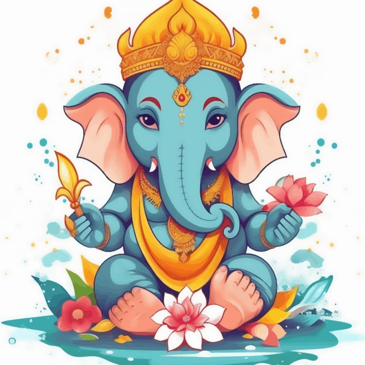 Cute Bal Ganesha