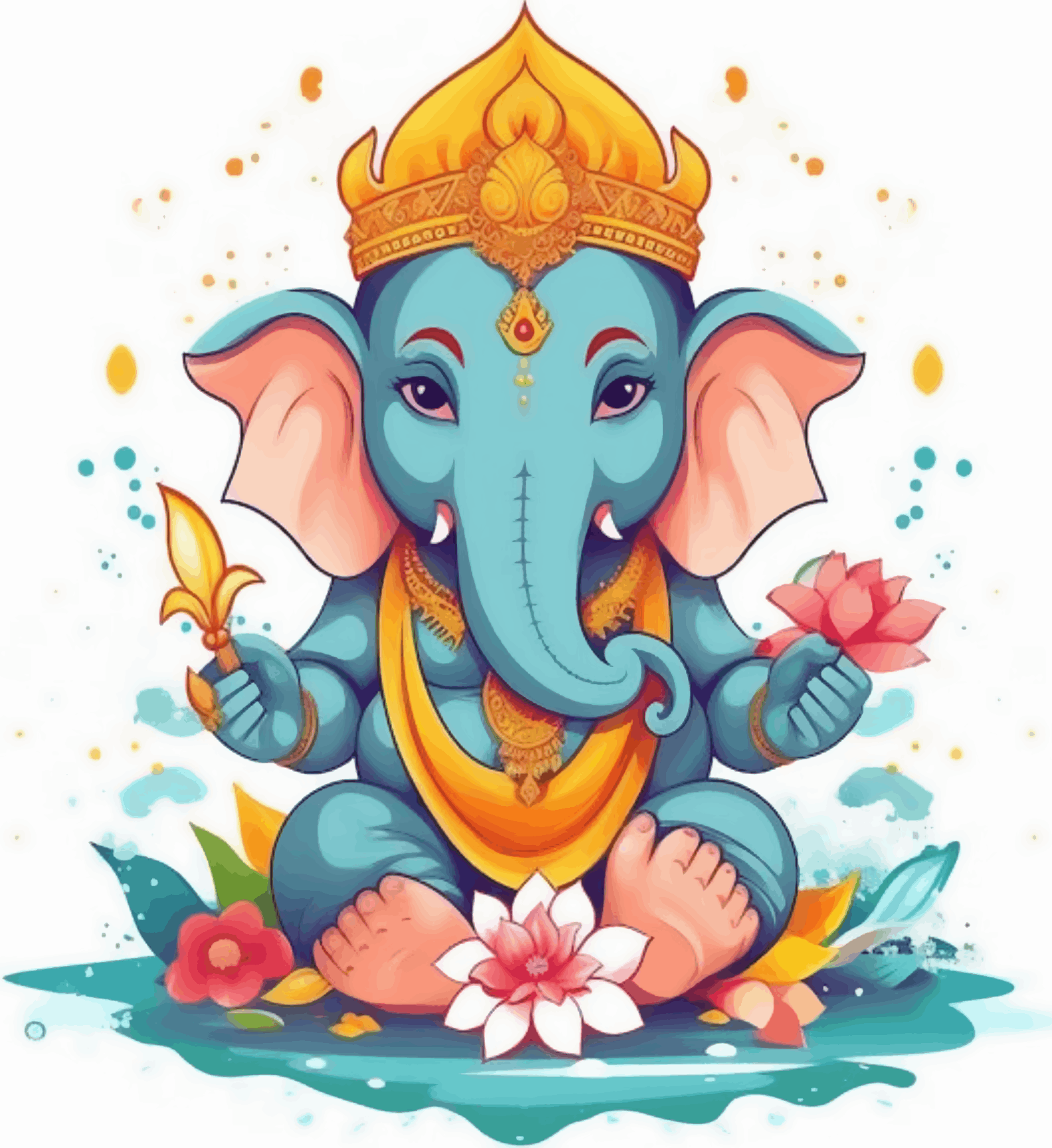 Cute Bal Ganesha
