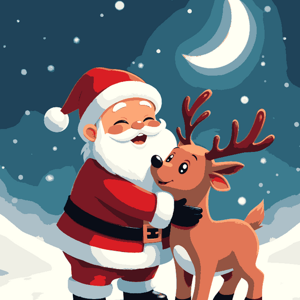 Santa Claus and Reindeer - Christmas Edition