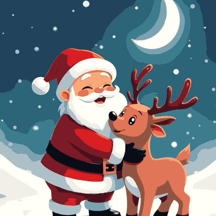 Santa Claus and Reindeer - Christmas Edition