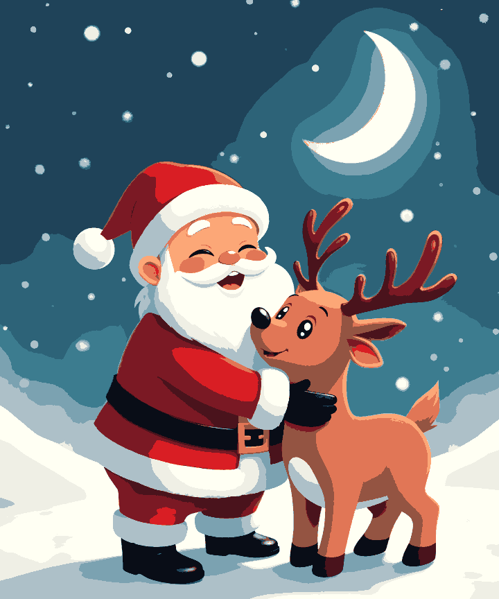 Santa Claus and Reindeer - Christmas Edition