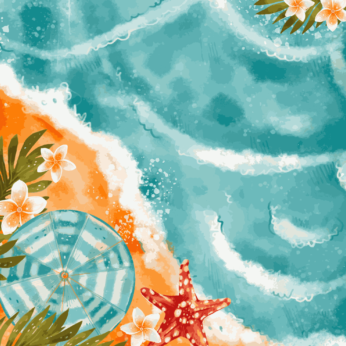 Beach Satellite View