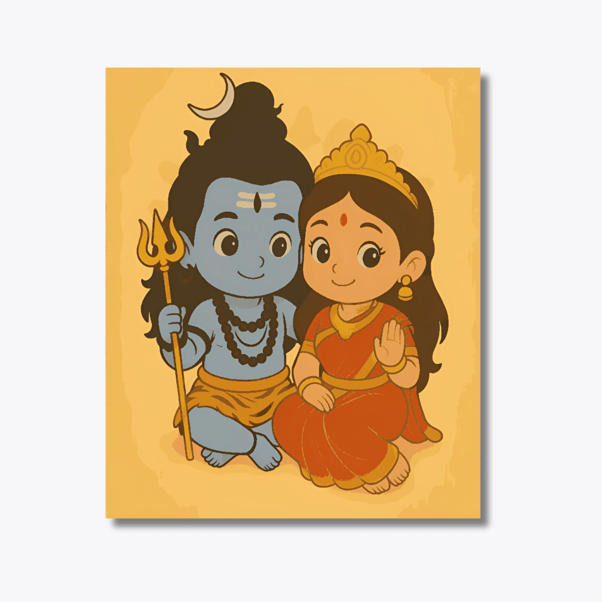 Shiva Parvati - Ghibli Edition