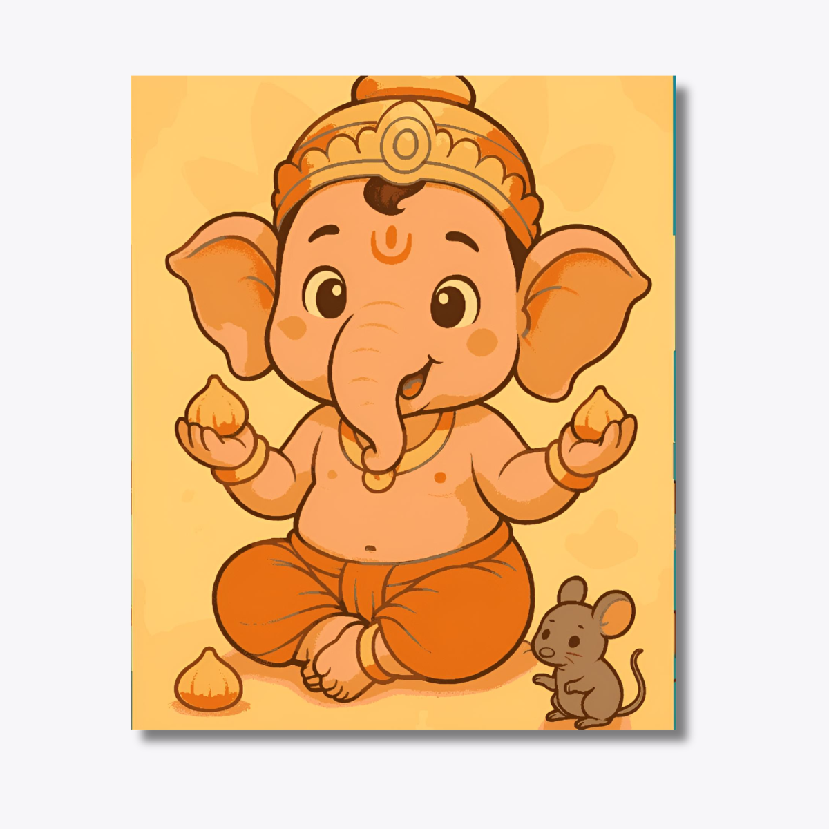Bal Ganesh with Mushakji