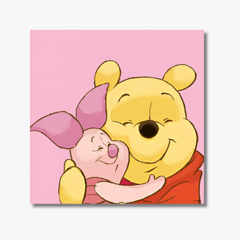 Pooh and Piglet Hug - Valentine Special