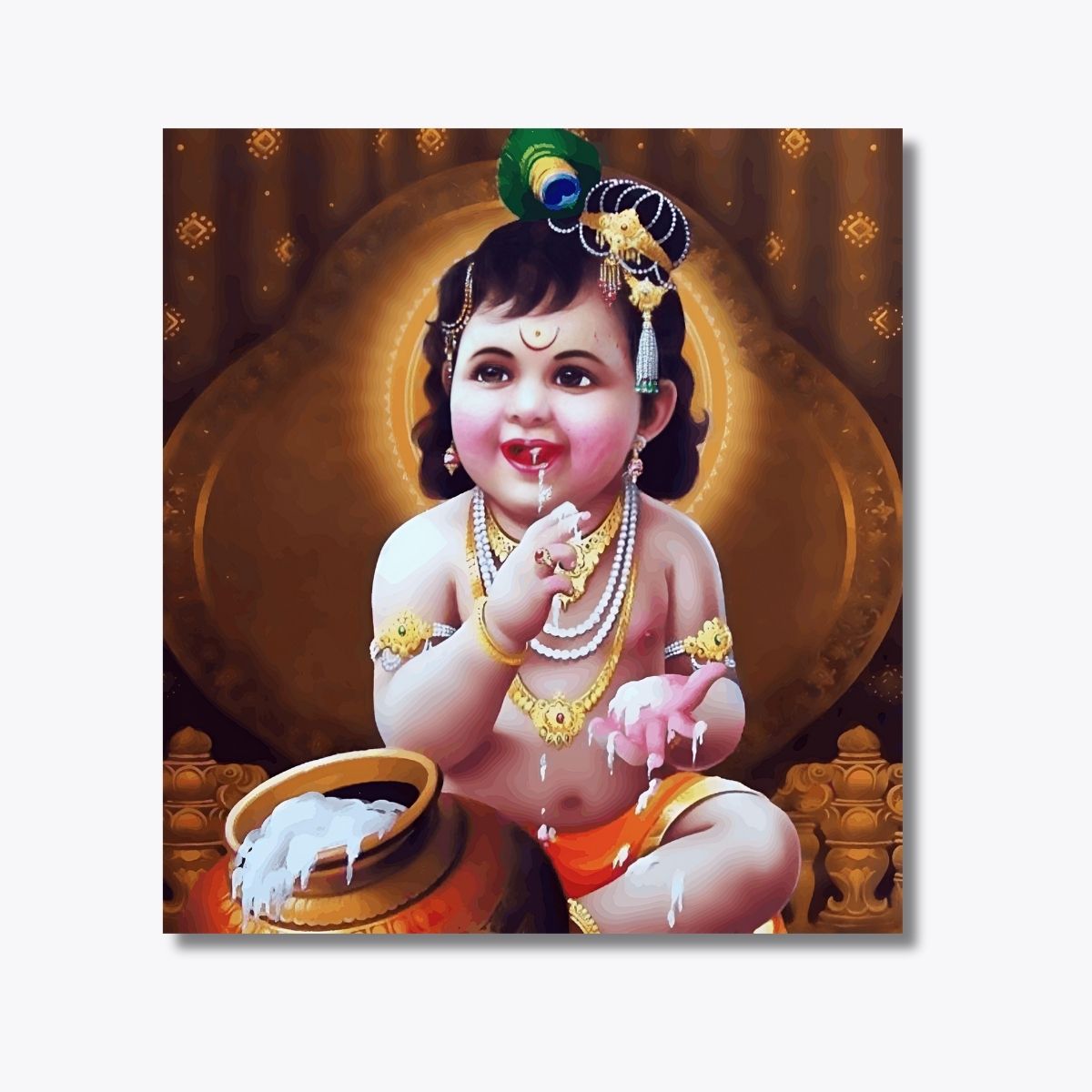 Bal Gopal Krishna having fun - Janmasthami