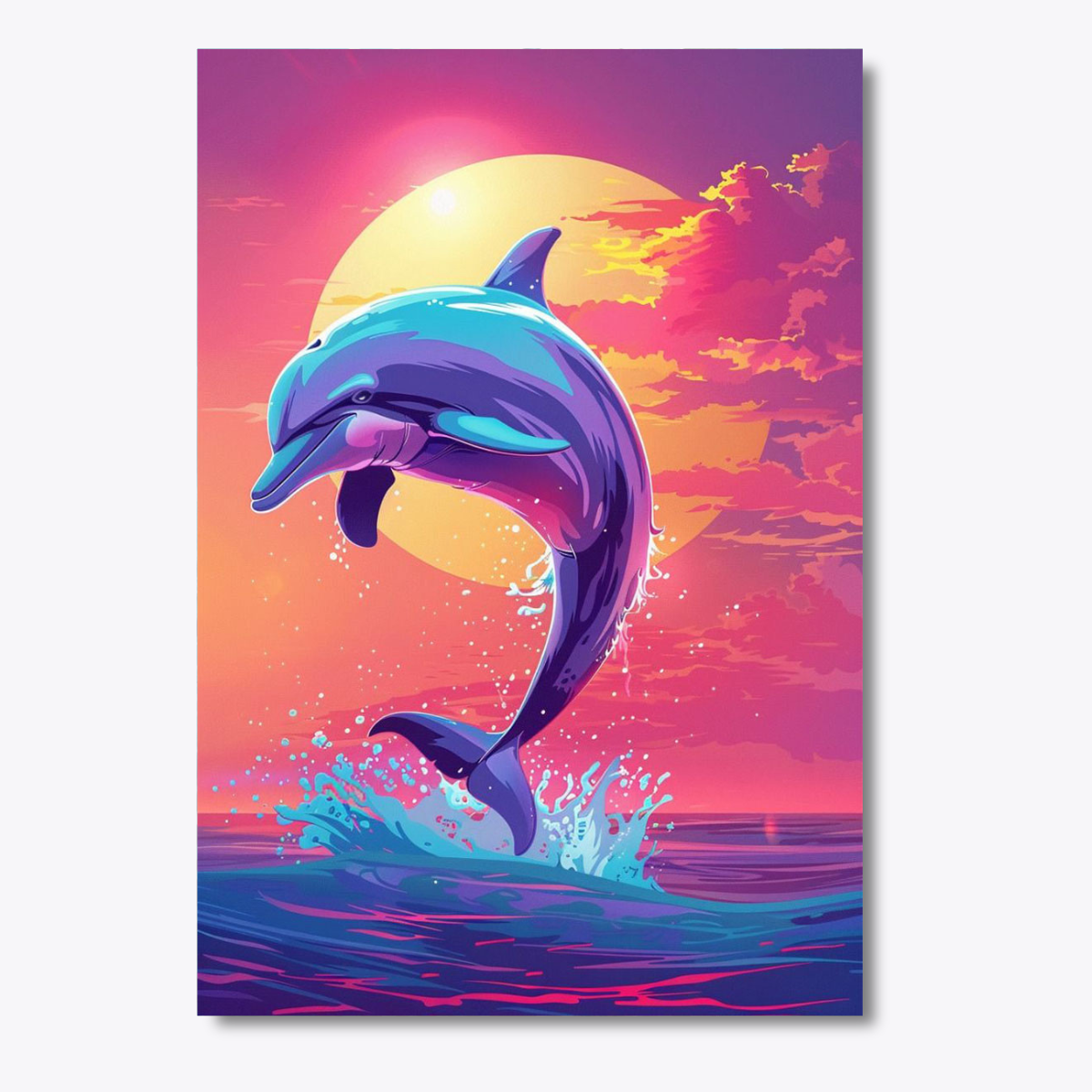 Outrun the Ocean Dolphin - Dot By Number