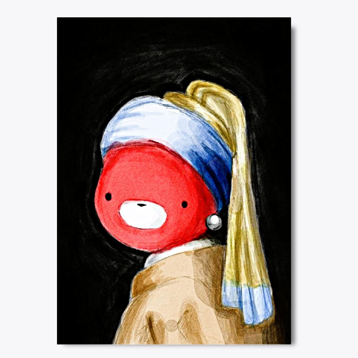 Bear with a Pearl Earring
