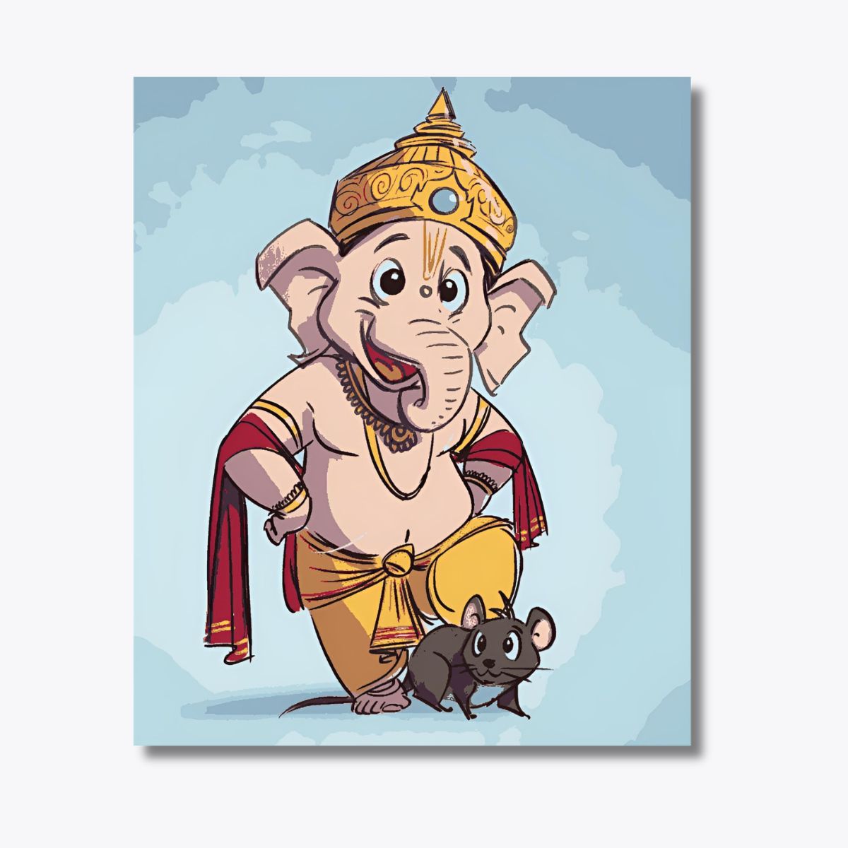 Bal Ganesha With Mushak