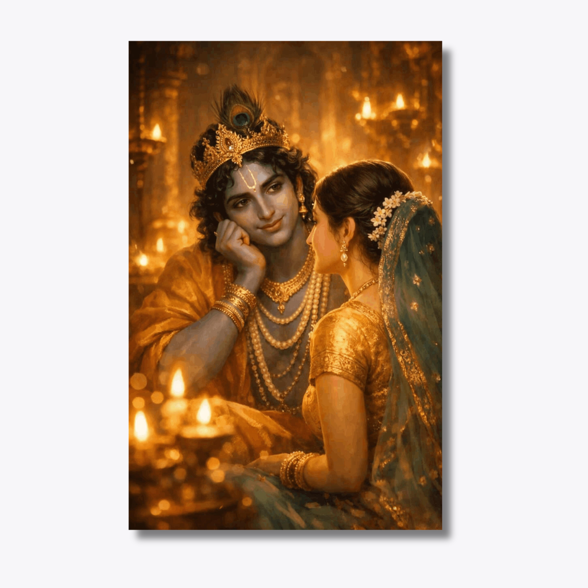 Raas in Golden Light