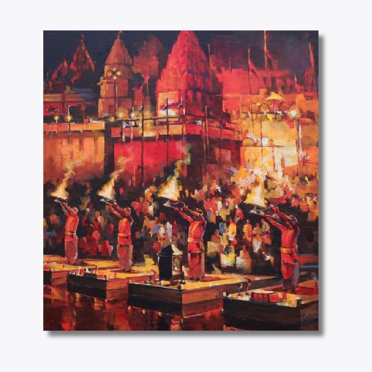 Ganga Aarti Night View- Ghat