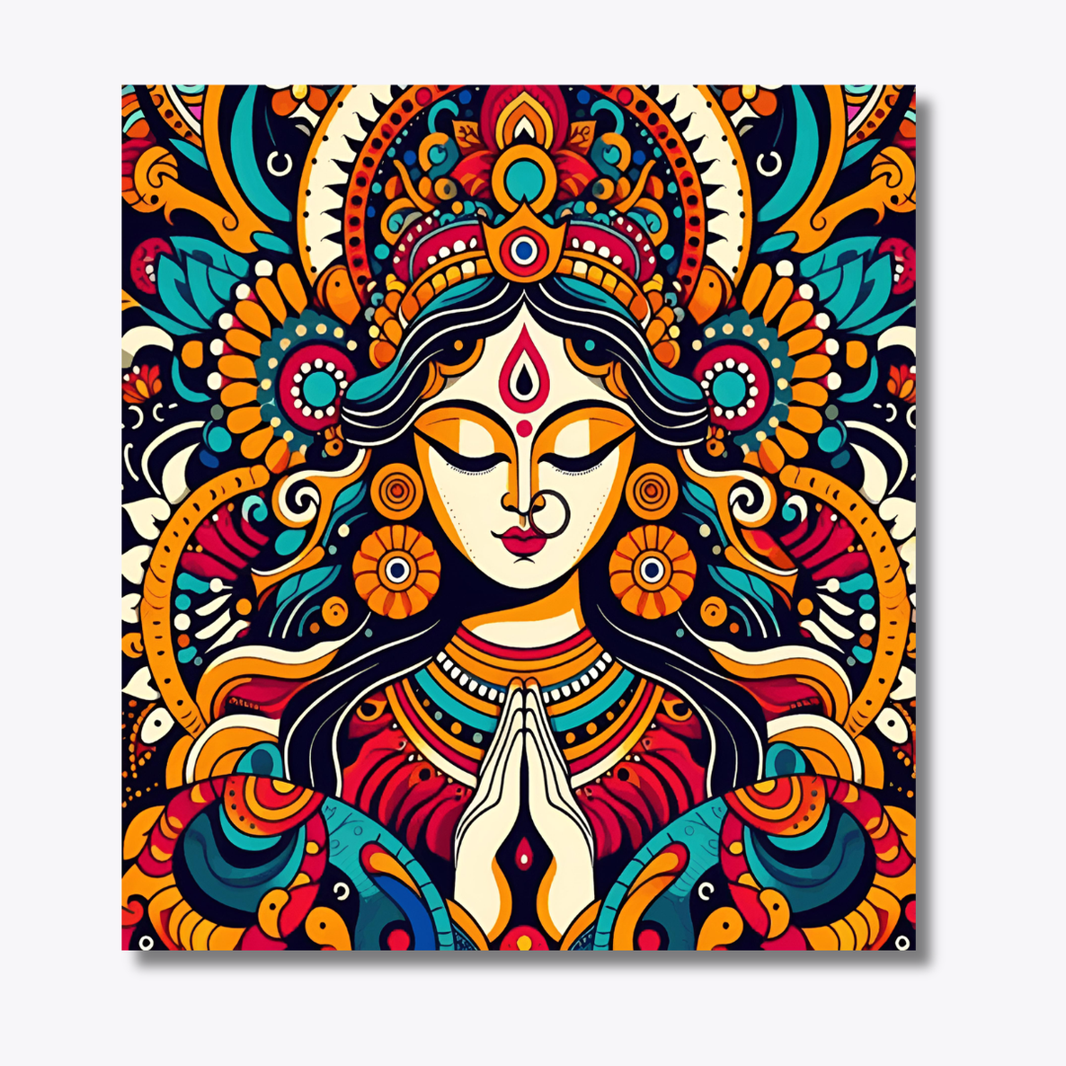 Multicolor Mataji Portrait