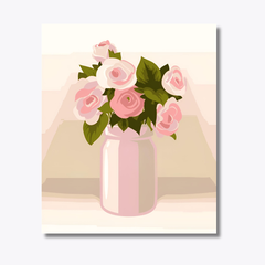 Pink Flower vase