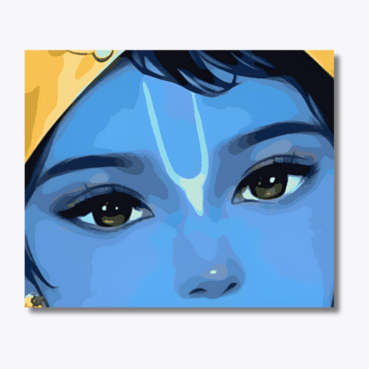 Divine Gaze Of Krishna
