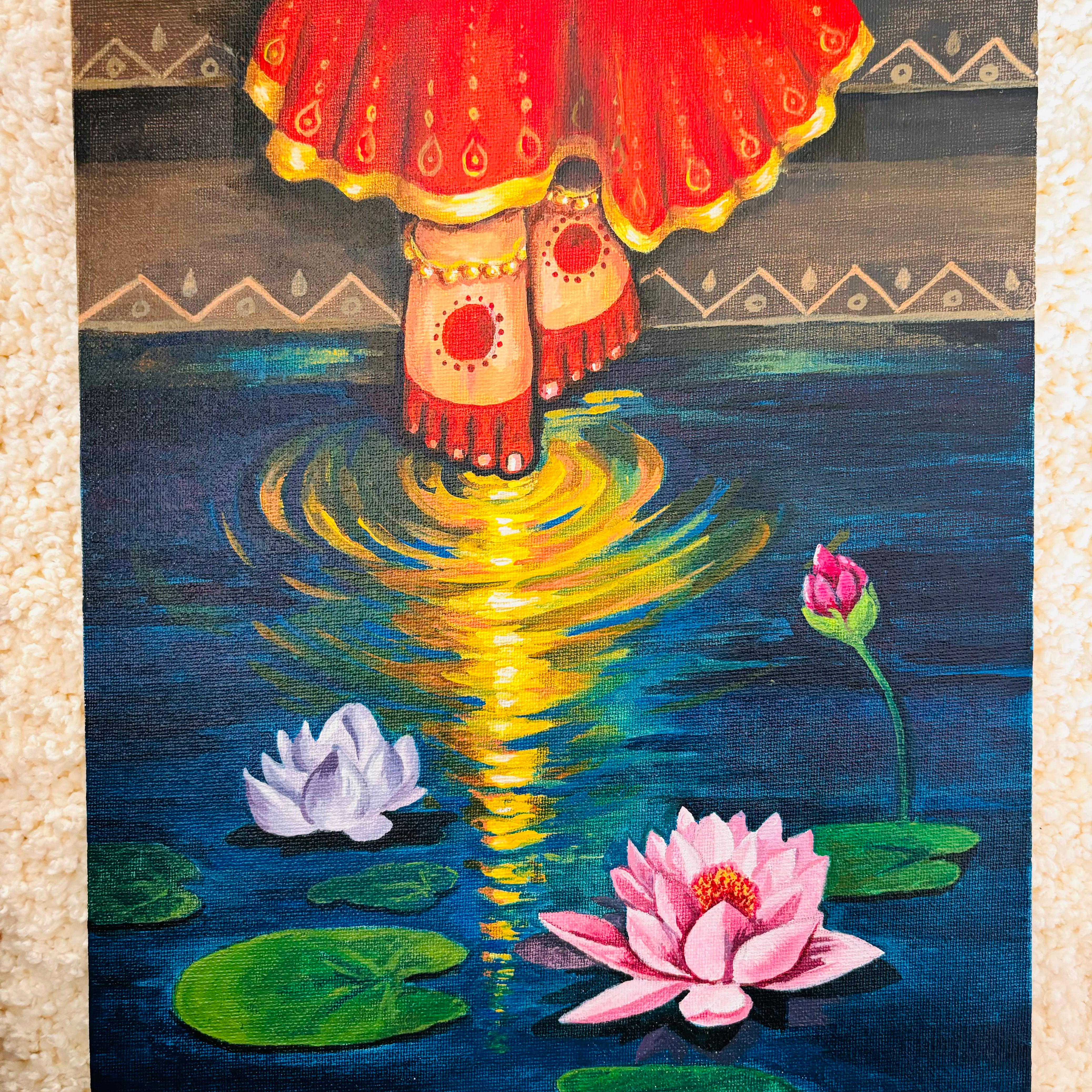 Blessings of Goddess Lakshmi- Tutorial