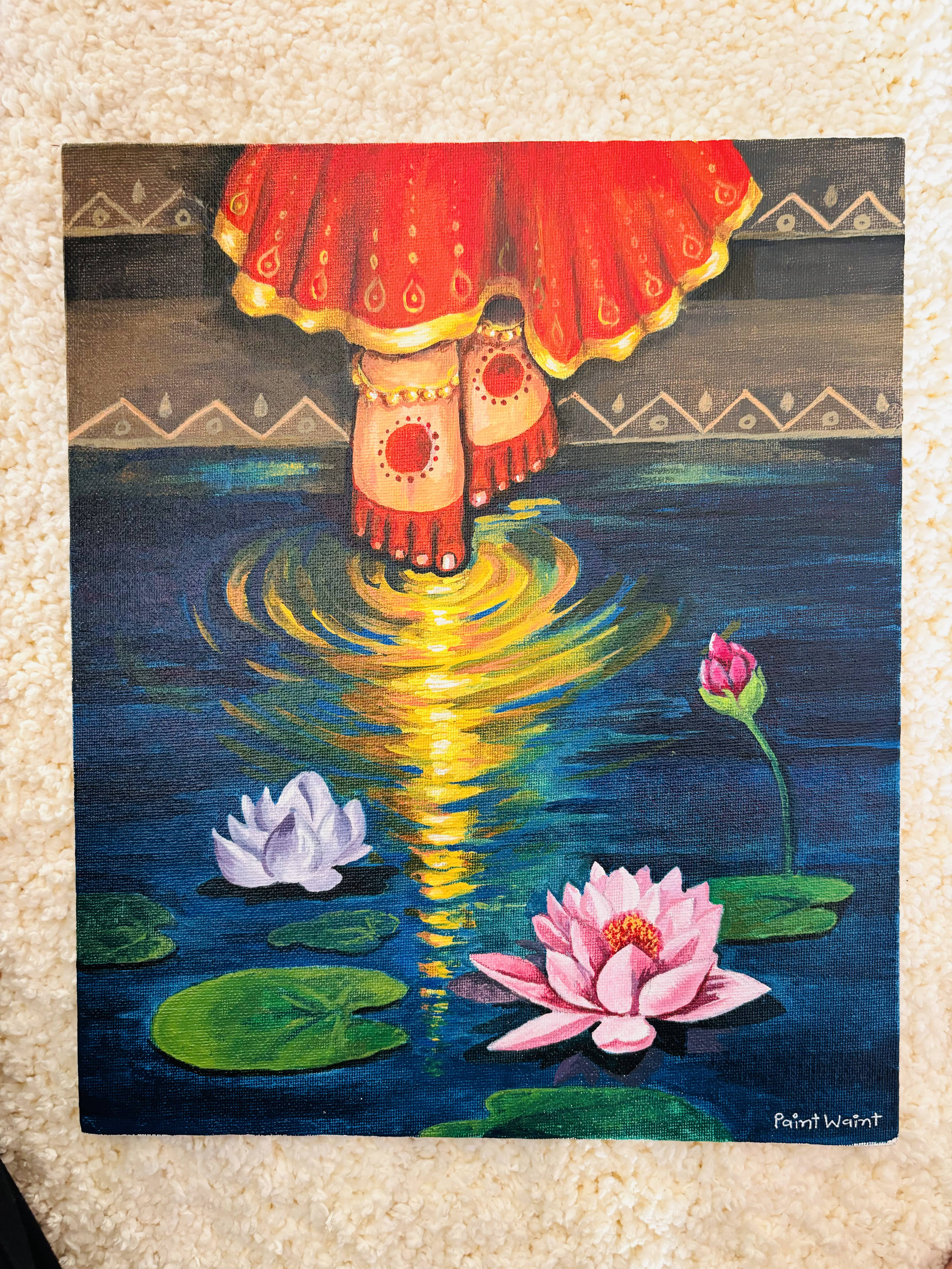 Blessings of Goddess Lakshmi- Tutorial