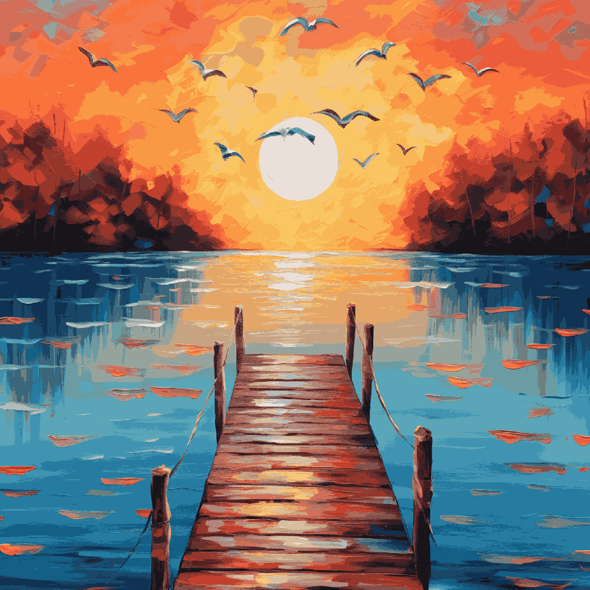 Bridge and the Sunset