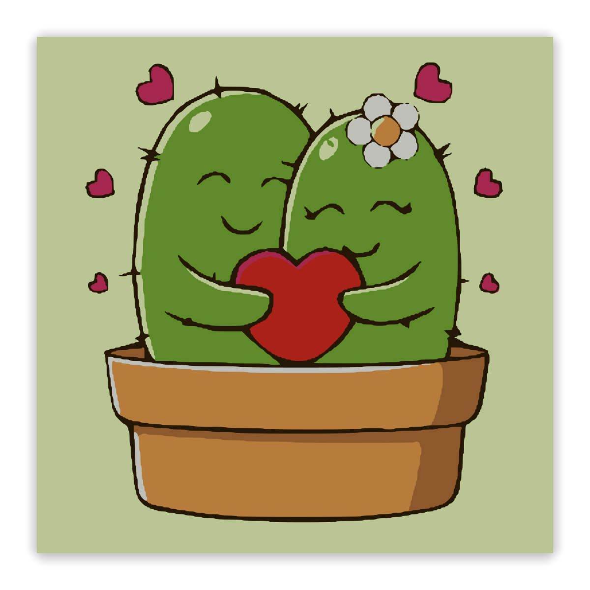 Cactus Couple