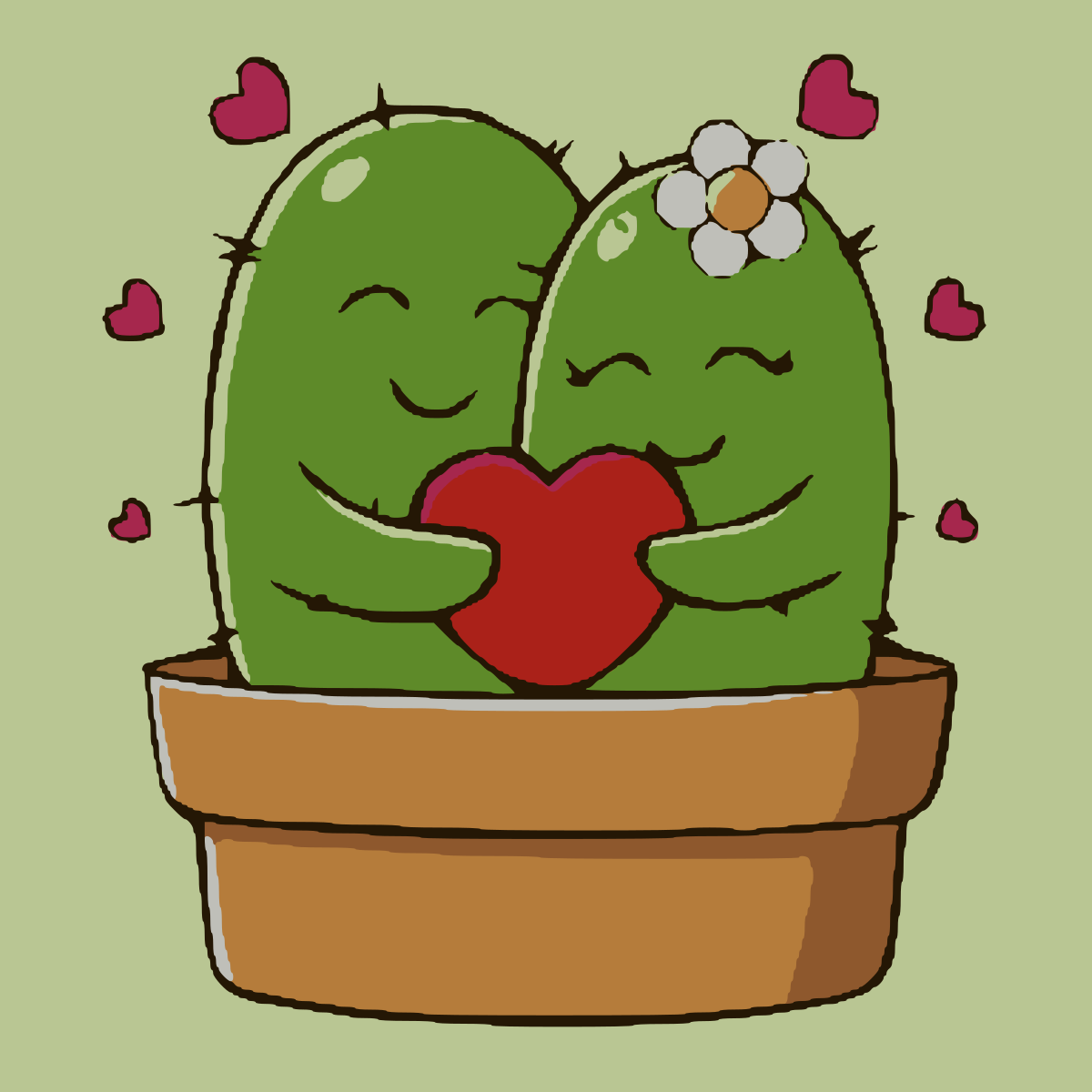 Cactus Couple