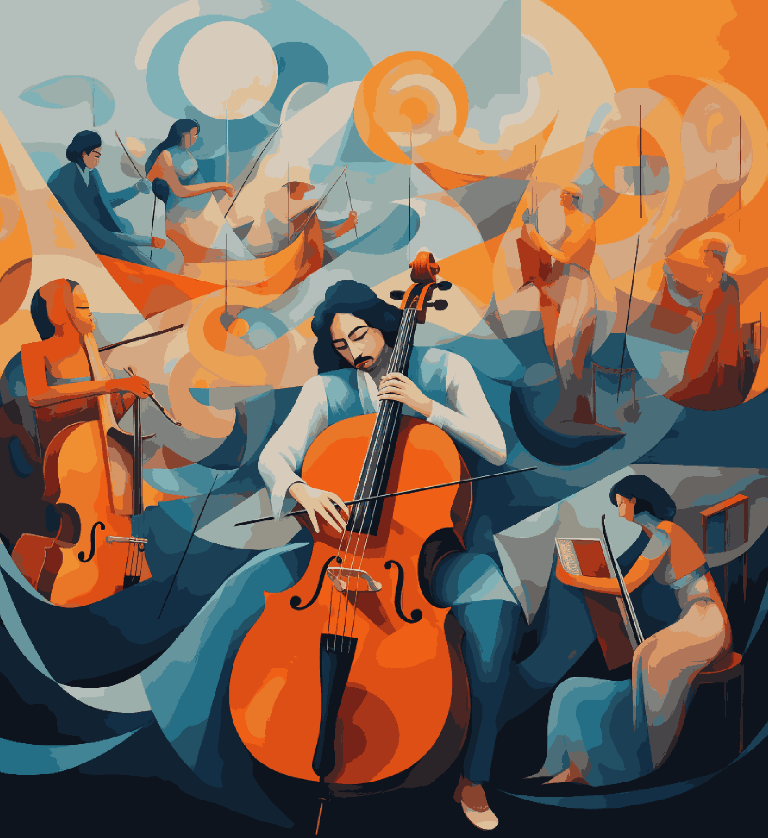 Cartoon Style Music Passionate