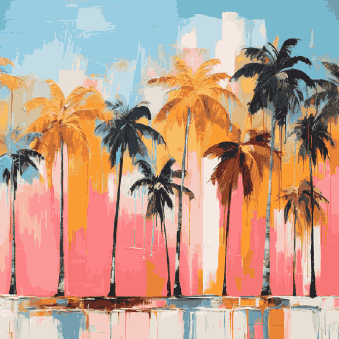 Coconut Tree Beach side