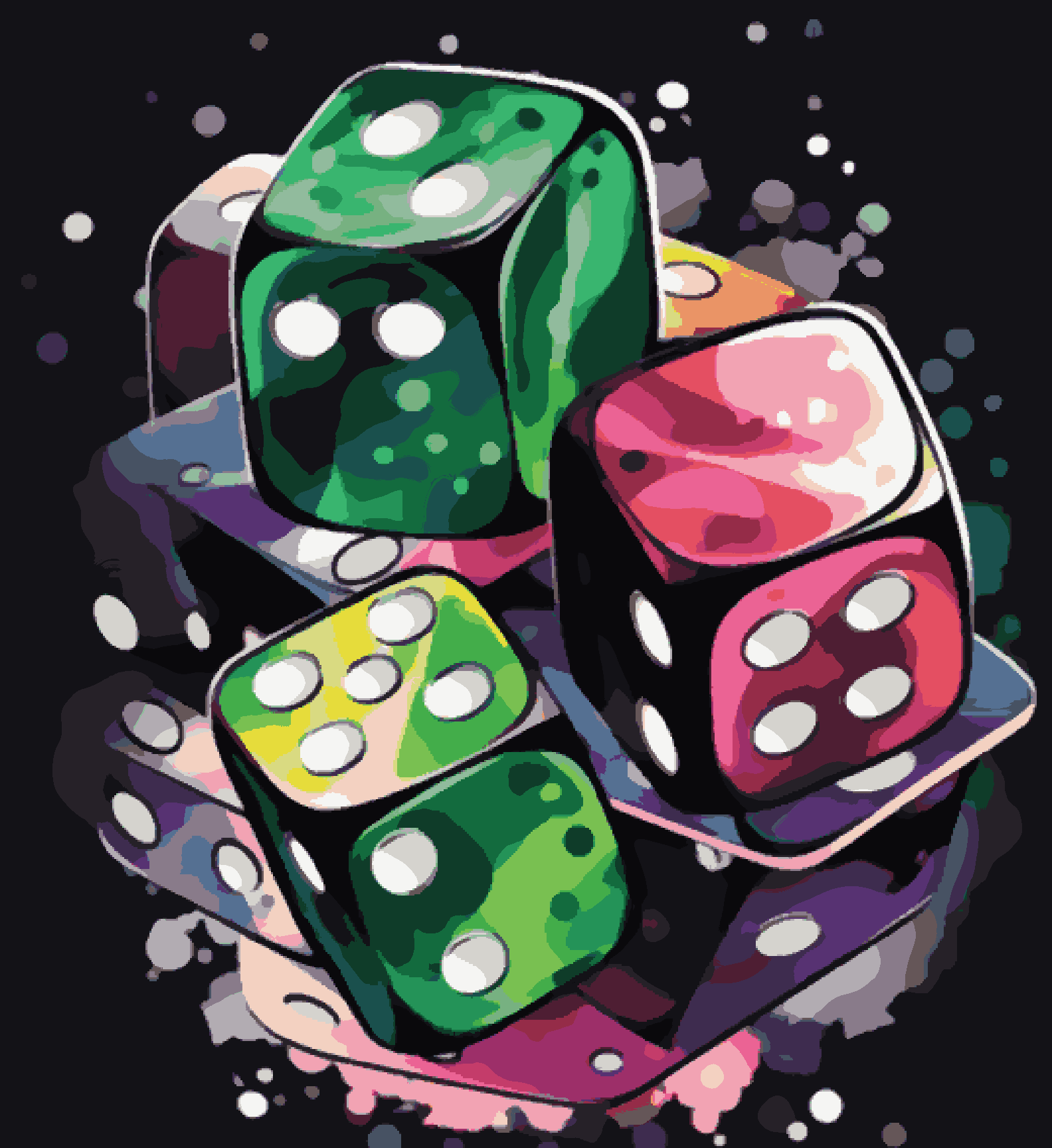 Colourful Dice