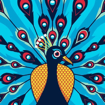 Dancing Peacock