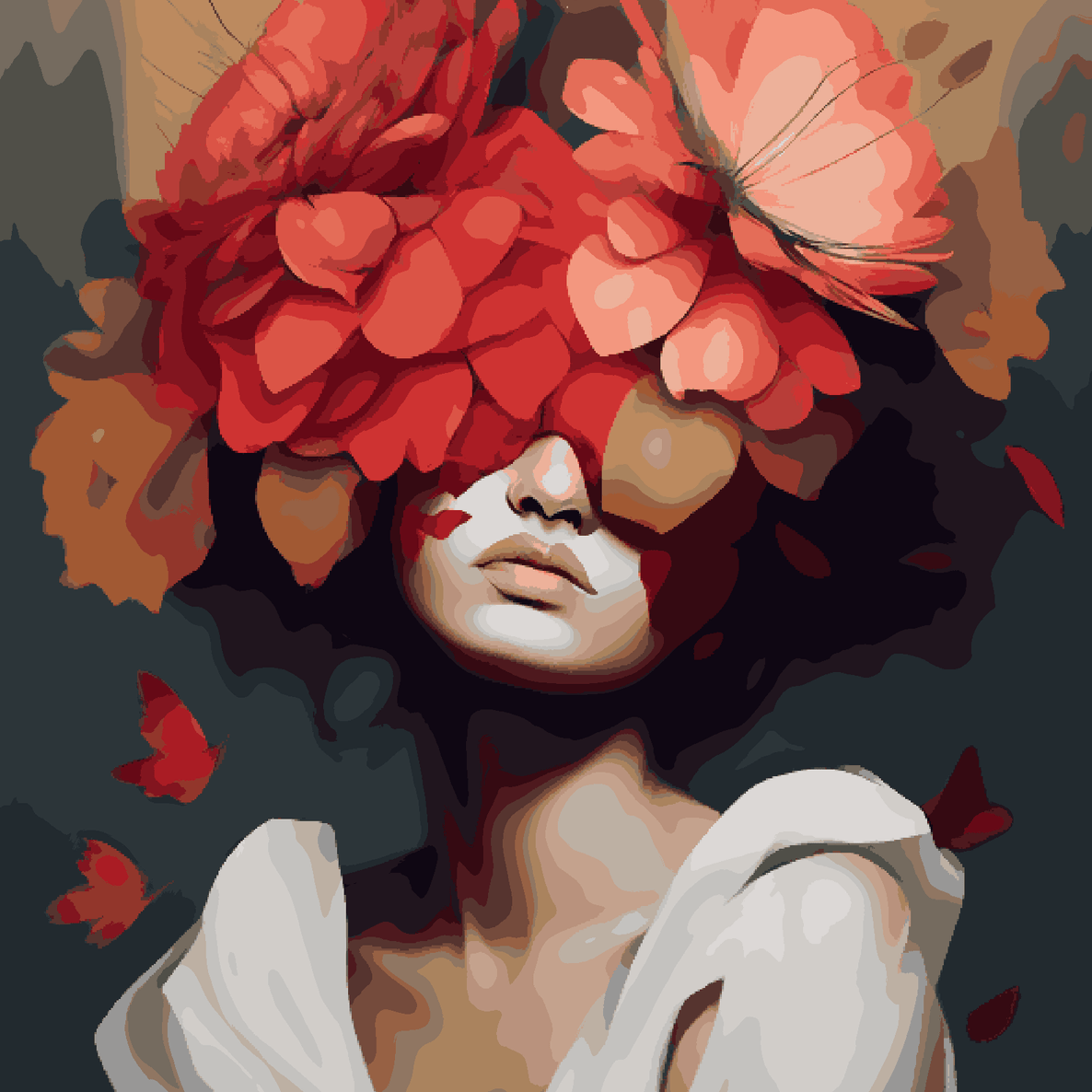 DayDreamer Red Floral