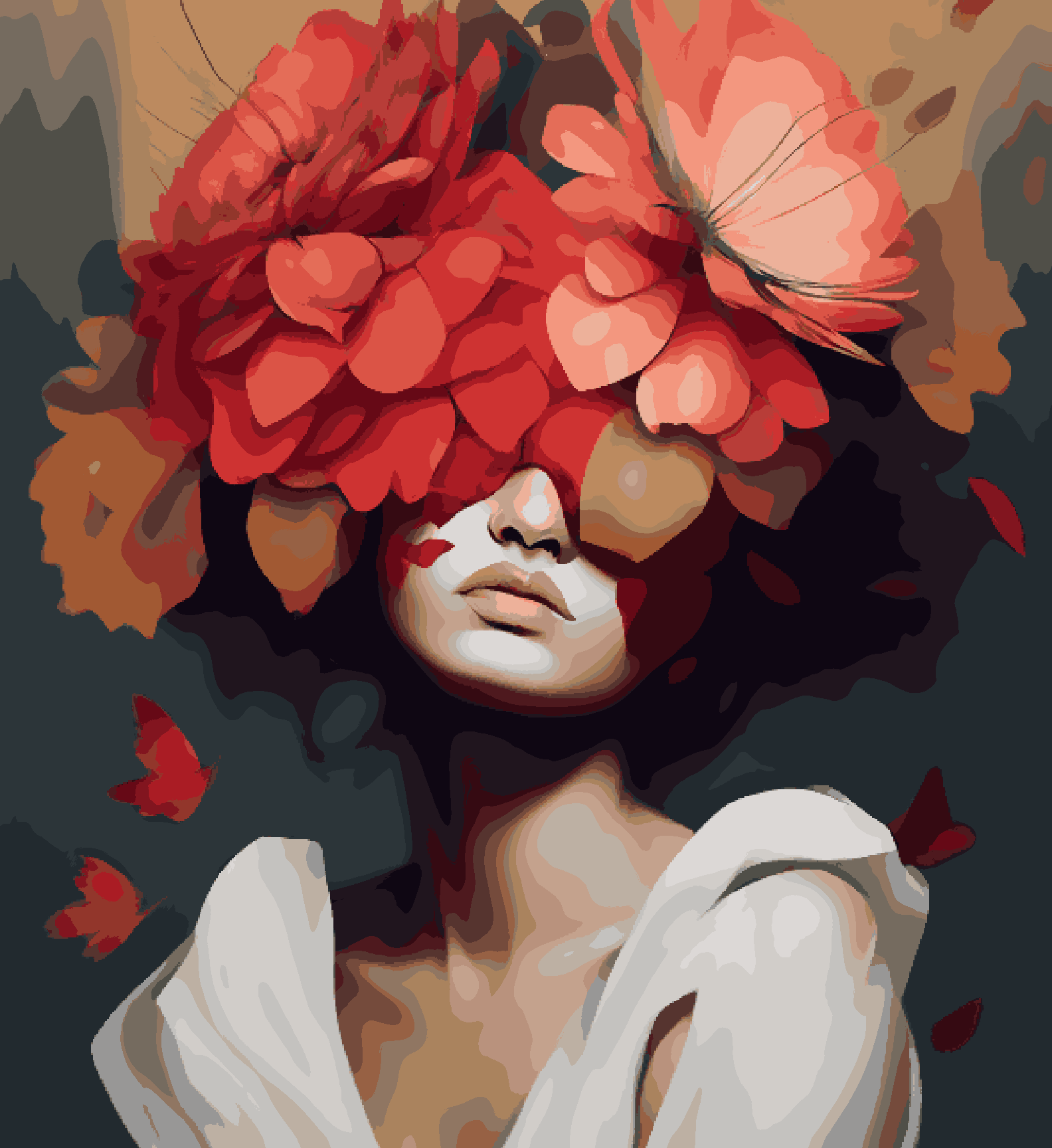 DayDreamer Red Floral