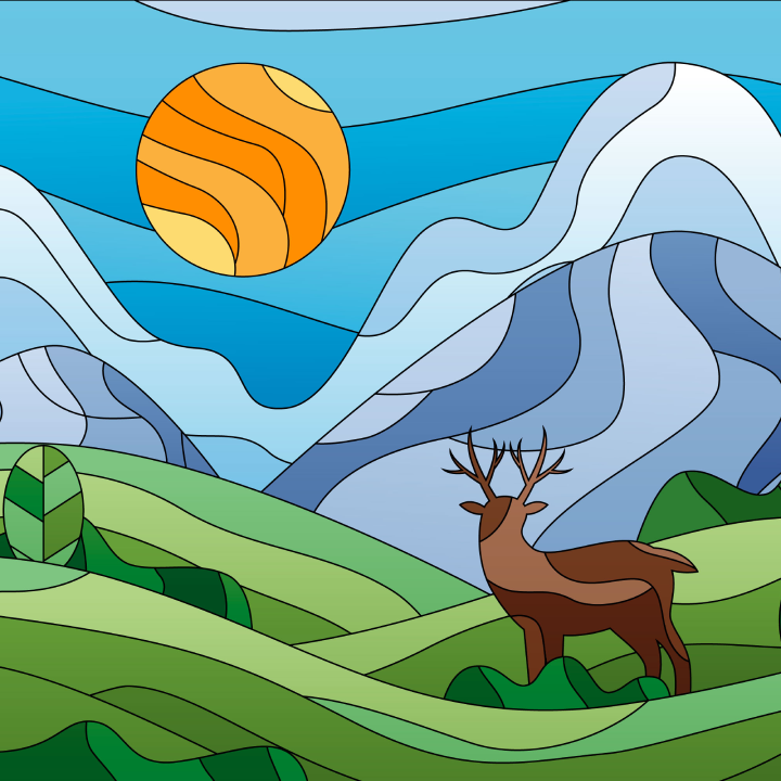 Deer on Field