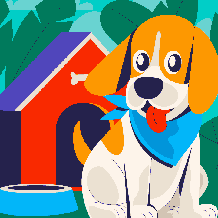 Dog and Its House