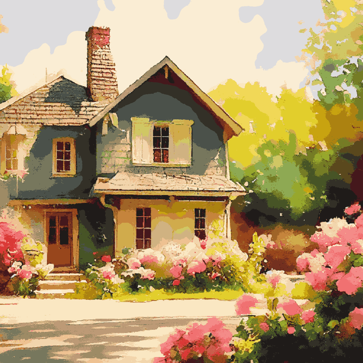 Fairy Tale Rustic Country House