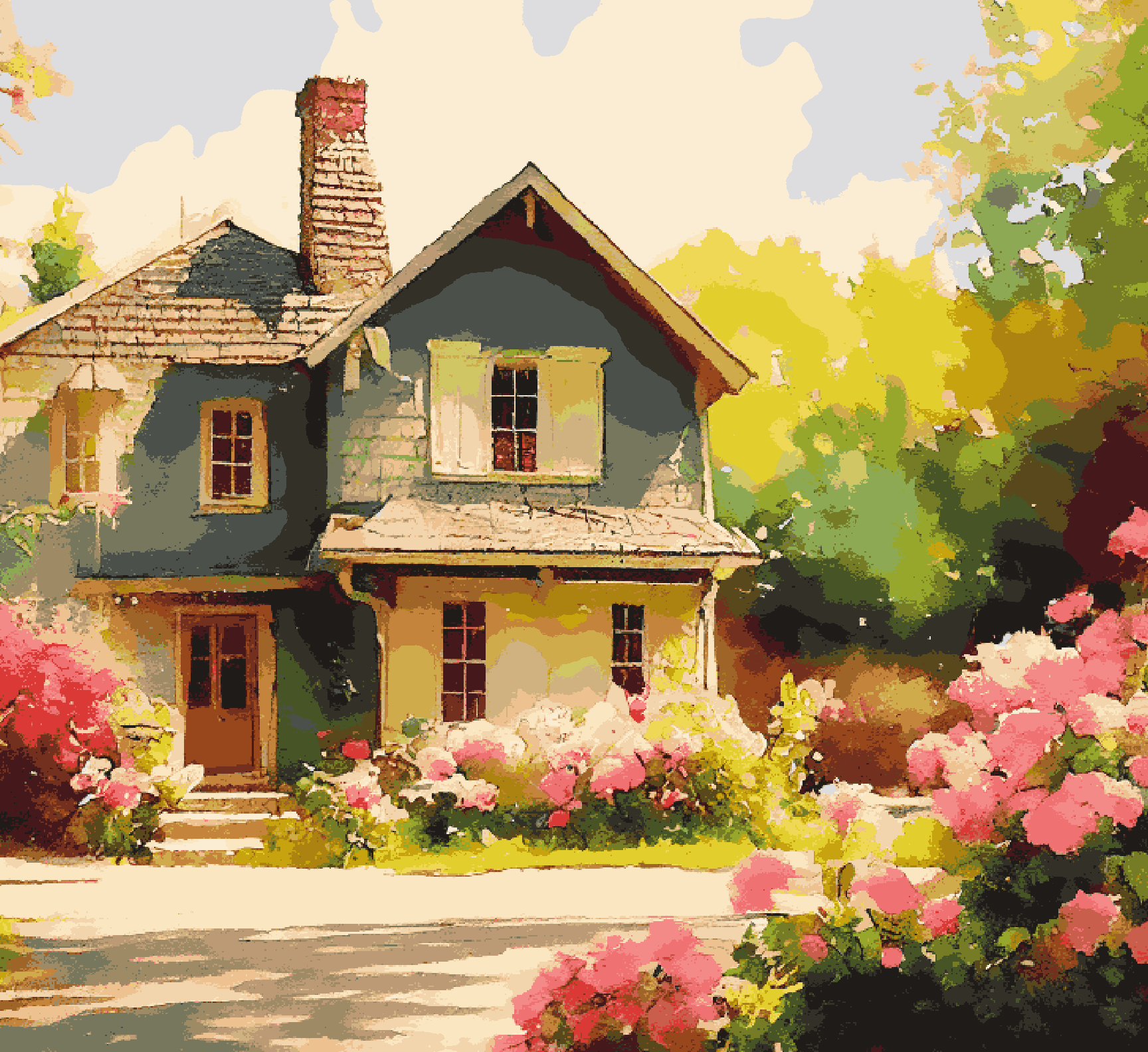 Fairy Tale Rustic Country House