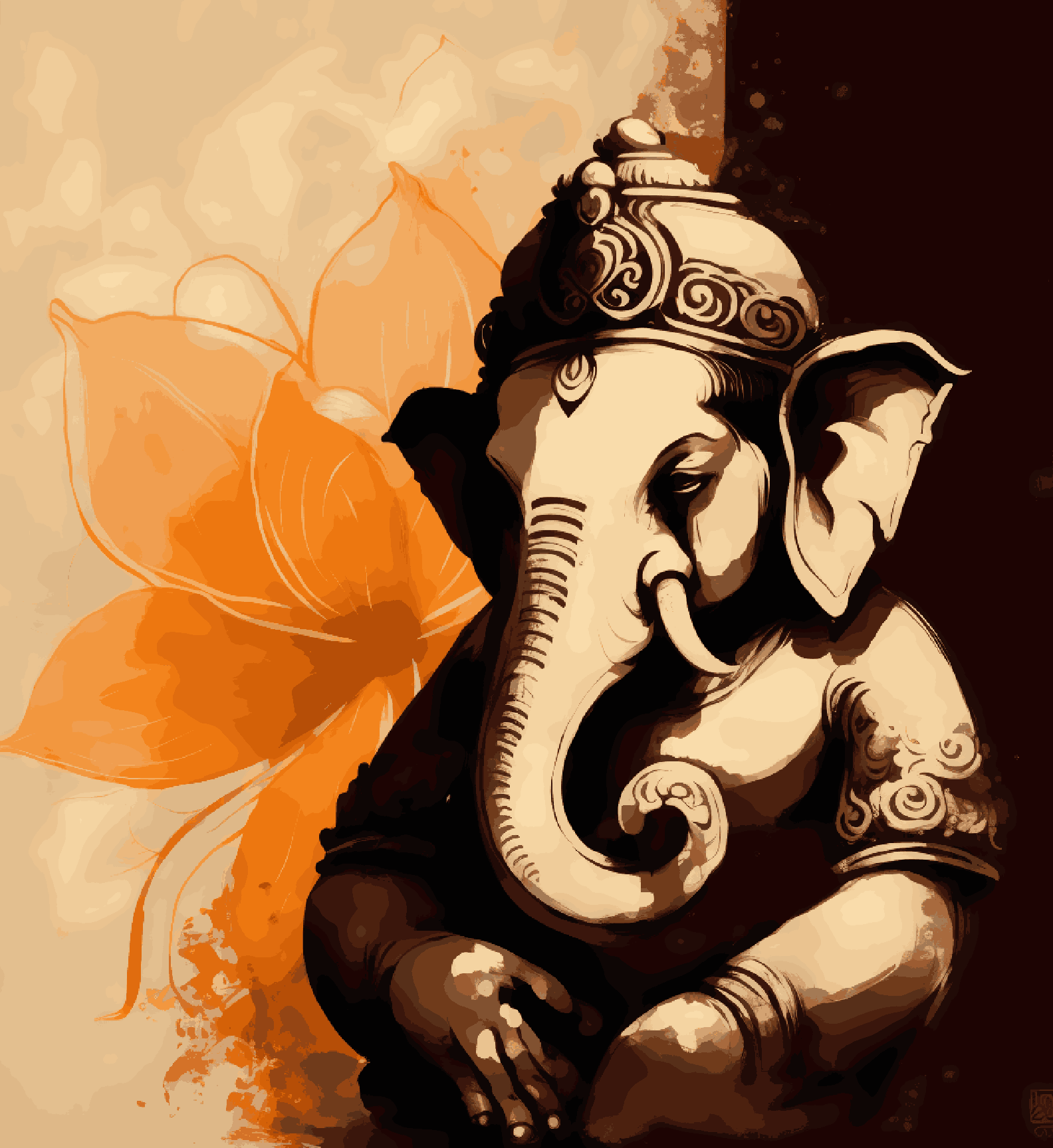 Ganesha ji Mitti Style