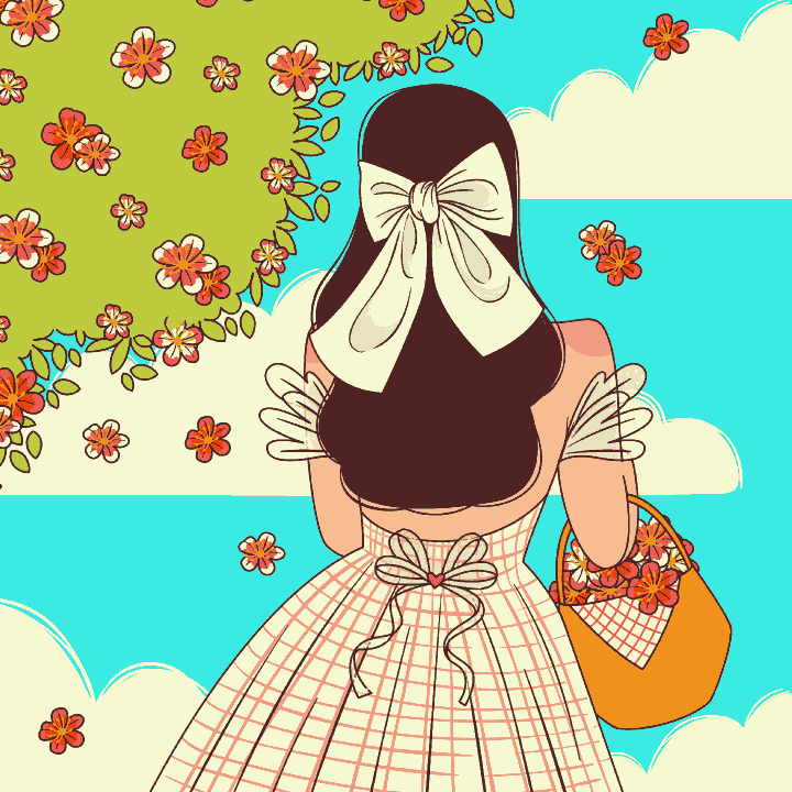 Girl with Bow